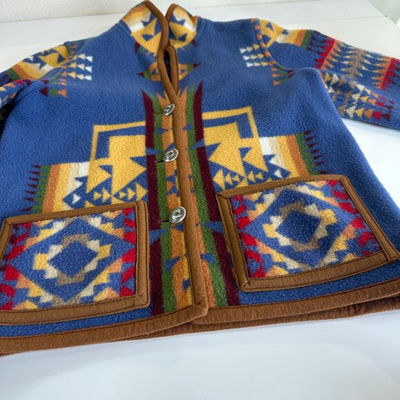 Pendleton Custom made Reversible Wool Coat Handmade Mens Medium See Measurements - Picture 12 of 14